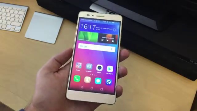 Honor 5x- металлический смартфон со сканером